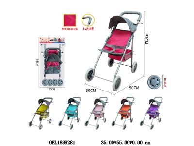 铁制公仔手推车 6色混装 也可挑选_OBL1838281