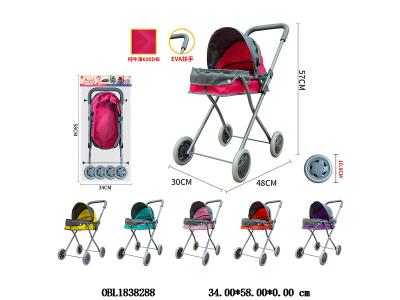 铁制公仔手推车 6色混装 也可挑选_OBL1838288