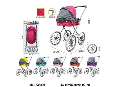 铁制公仔手推车 6色混装 也可挑选_OBL1838298