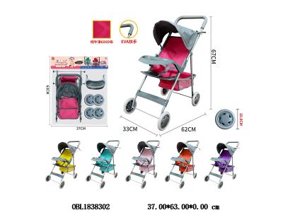 铁制公仔手推车 6色混装 也可挑选_OBL1838302