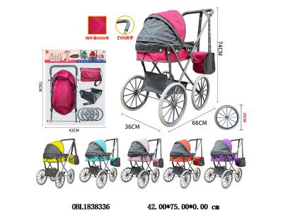 铁制公仔手推车 6色混装 也可挑选_OBL1838336