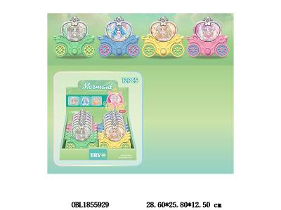 美人鱼南瓜车游戏水机 4色混装 12只装一展示盒_OBL1855929