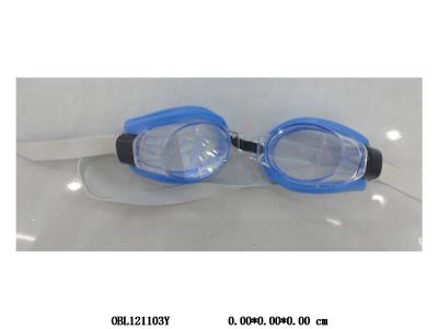 PVC橡胶游泳眼镜 6色混装 16*4*4cm_OBL121103Y