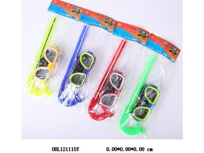 塑料橡胶潜水套装 4色混装 

呼吸管
33.5*11.5cm  眼镜
15.5*6.5*5.5cm_OBL121115Y