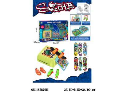 3个装合金手指滑板相机收纳盒套装 6款随机混装_OBL1858795