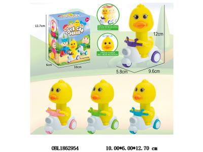 按压惯性摩托车 4色混装_OBL1862954