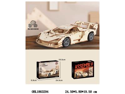 DIY木质拼装回力跑车_OBL1863294