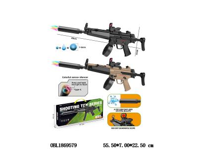 电动水弹枪套装 配USB线 7.4v锂电池包电 2色混装_OBL1869579