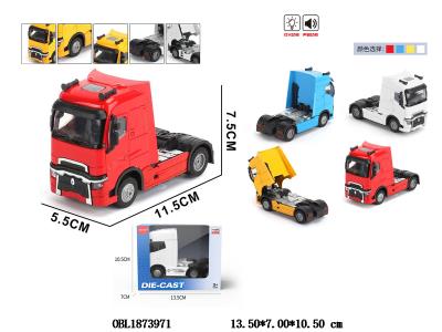 回力合金拖头卡车 带灯光音乐 3*AG13包电 4色混装_OBL1873971
