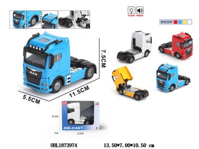 回力合金拖头卡车 带灯光音乐 3*AG13包电 4色混装_OBL1873974