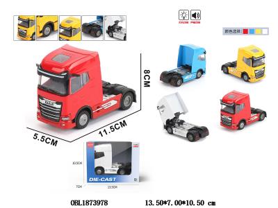 回力合金拖头卡车 带灯光音乐 3*AG13包电 4色混装_OBL1873978