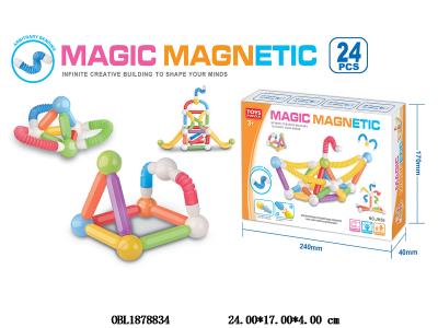 益智伸缩磁力棒 24PCS_OBL1878834