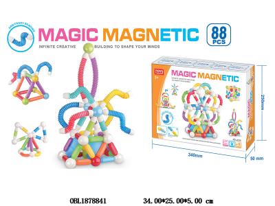 益智伸缩磁力棒 88PCS_OBL1878841