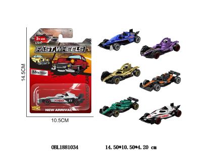 1:64 滑行合金车 6款混装_OBL1881034