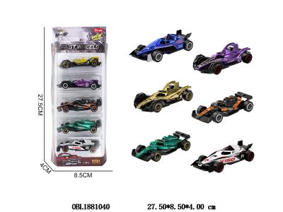 5只装 1:64 滑行合金车 6款混装_OBL1881040