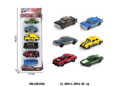 6只装 1:64 滑行合金车 8款混装_OBL1881056