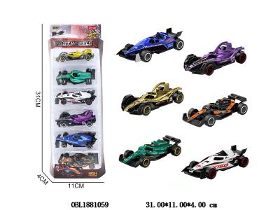 6只装 1:64 滑行合金车 8款混装_OBL1881059