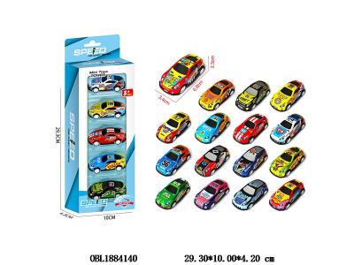 5只装回力铁皮跑车套装 16款混装_OBL1884140