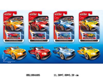 合金滑行跑车 可开门 4色混装_OBL1884485