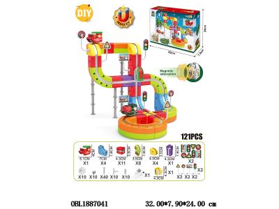 电动圣诞磁力悬浮轨道车套装 配1只电动车 配USB线 3.7V锂电池包电_OBL1887041