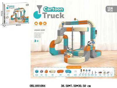 电动积木轨道车套装配USB线 3.7V锂电池包电_OBL1891084
