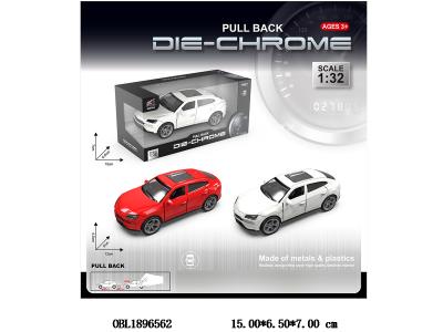 合金回力车 可开门 2色混装_OBL1896562