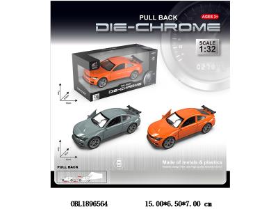 合金回力车 可开门 2色混装_OBL1896564