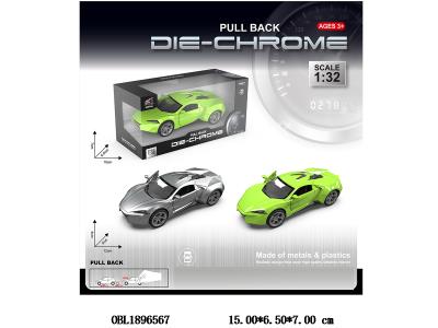 合金回力车 可开门 2色混装_OBL1896567
