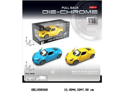 合金回力车 可开门 2色混装_OBL1896568