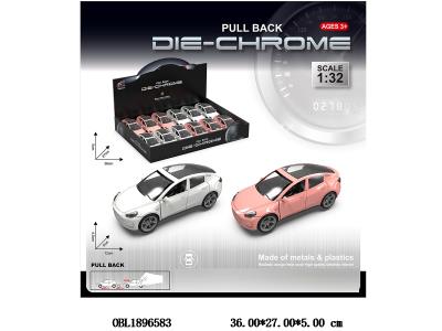 合金回力车 可开门 2色混装 12只装一展示盒_OBL1896583