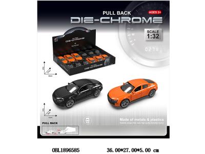 合金回力车 可开门 2色混装 12只装一展示盒_OBL1896585