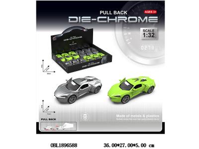 合金回力车 可开门 2色混装 12只装一展示盒_OBL1896588