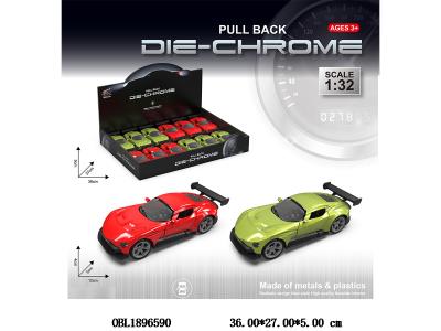 合金回力车 可开门 2色混装 12只装一展示盒_OBL1896590