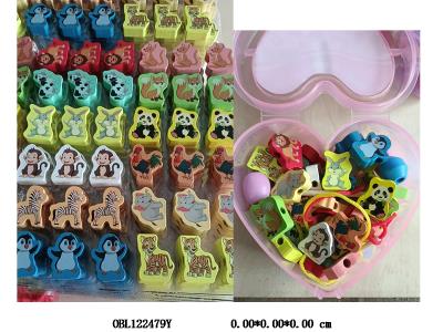 木制动物串珠 50pcs_OBL122479Y