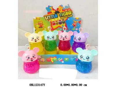 解压玩具 老鼠碎钻珠光闪粉水晶泥  12/中盒_OBL123147Y