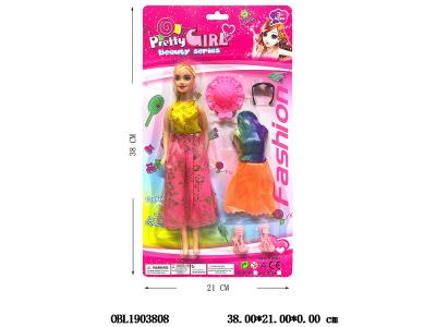 10.5寸空身芭芘套装 主体衣服1款1色_OBL1903808