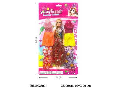 10.5寸空身芭芘套装 主体衣服1款1色_OBL1903809