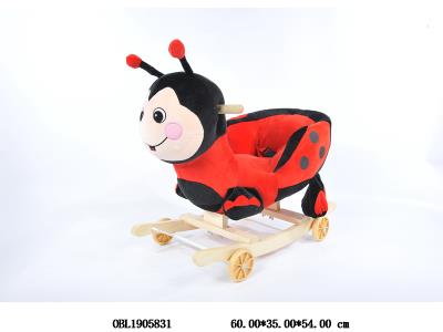 二合一滑行童车/婴儿摇椅 轮子可翻 带音乐 开关在耳朵 2*AA不包电_OBL1905831