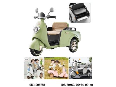 电动摩托车 带灯光音乐 6V4AH铅酸电池包电 4色混装_OBL1906758