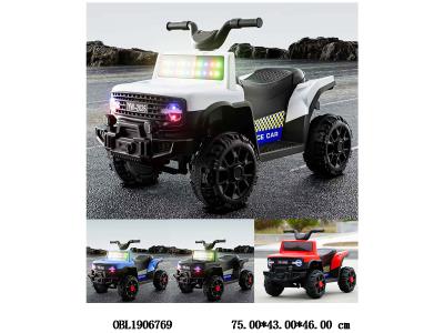 电动越野沙滩车 带灯光音乐 6V4AH铅酸电池包电 3色混装_OBL1906769