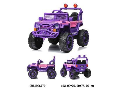 遥控电动越野车 带灯光音乐 12V4AH铅酸电池包电 遥控器2*AAA不包电 3色混装_OBL1906770