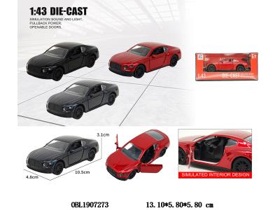 1:43合金回力开门车 3色混装_OBL1907273