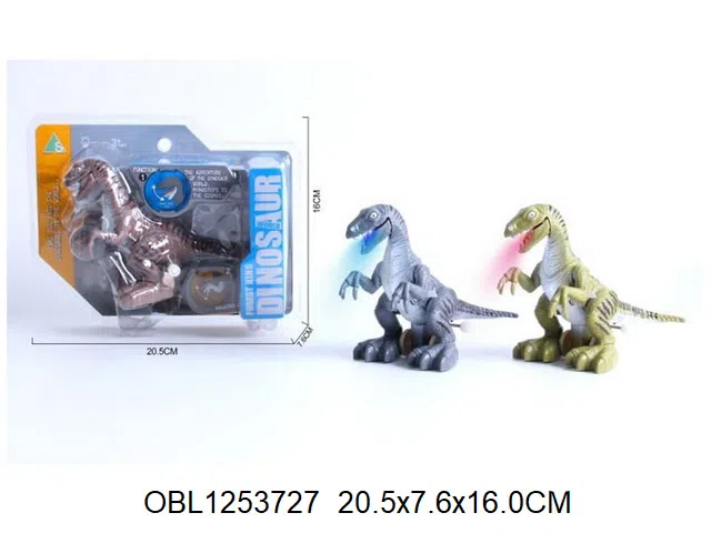 上链恐龙带灯光  包电   2色混装_OBL1253727