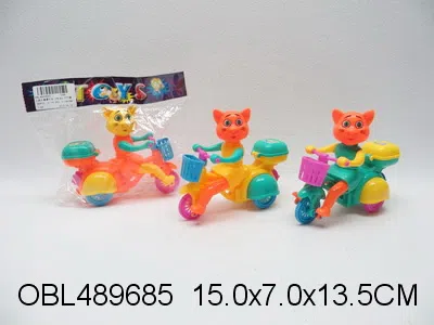 上链汤姆猫开摩托车 3色混装_OBL489685