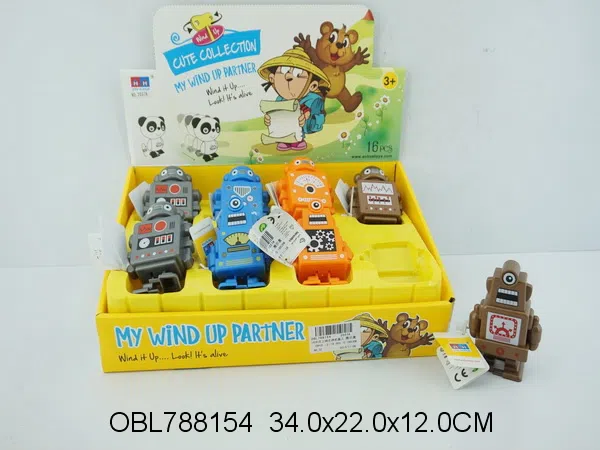 上链走路机器人 8款混装 16只装1展示盒_OBL788154