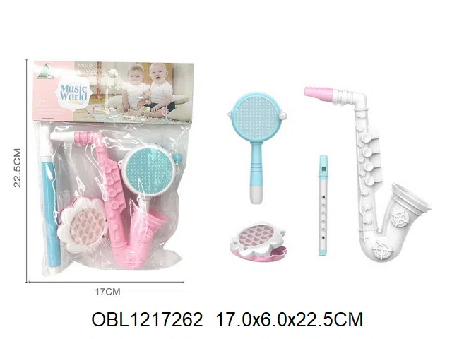 乐器组合  萨克斯 笛子 摇铃  快板_OBL1217262