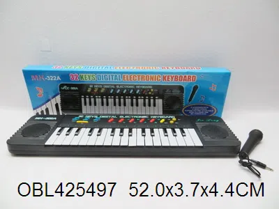 32键电子琴带麦克风 无包电_OBL425497