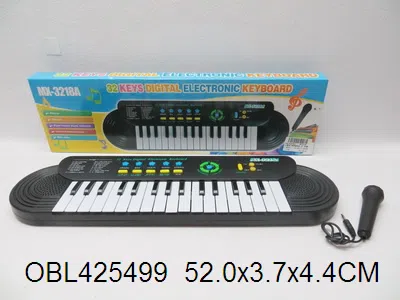 32键电子琴带麦克风 无包电_OBL425499