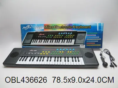 44键多功能电子琴带麦克风配充电器 无包电_OBL436626