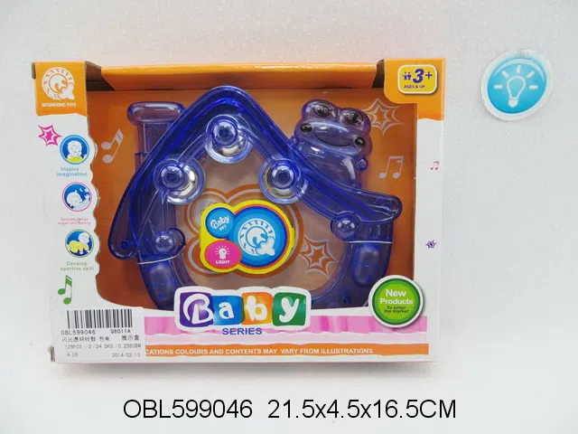 闪光透明铃鼓 包电_OBL599046